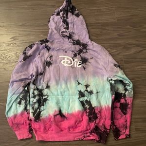 Linda Finegold - Kirill Assholes Live Forever Tie Dye Hoodie - Disney Die - New